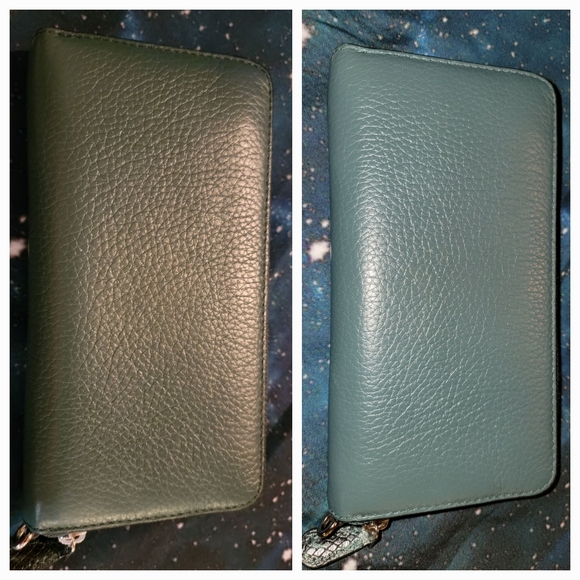 SOLD Coach Handbag & Matching Wallet (green) - Picture 9 of 14